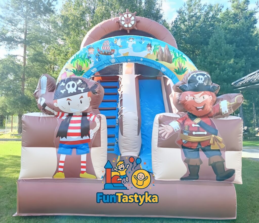 zjeżdżalnia pojedyncza Pirat FunTastyka Dmuchańce Grudziądz